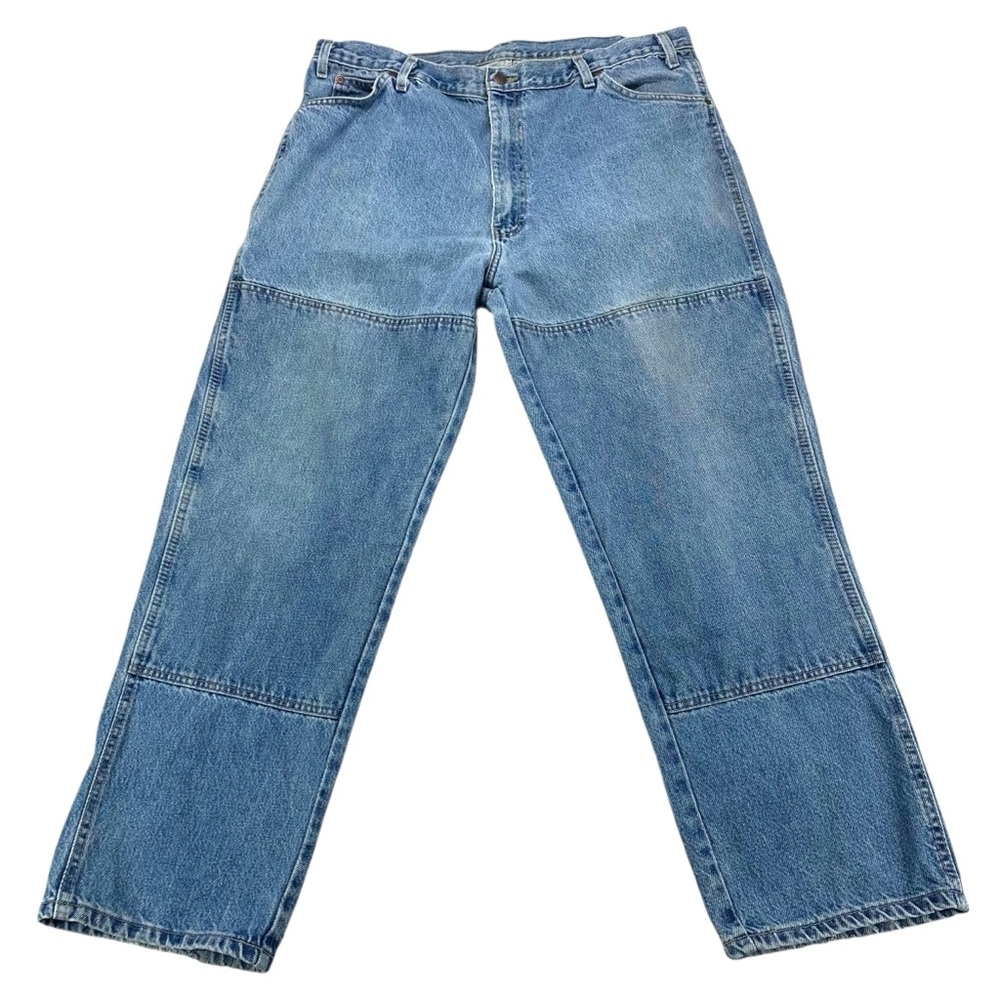 Dickies Men’s Carpenter Jeans 40x30 Blue‎ Denim Baggy Workwear Utility Pants